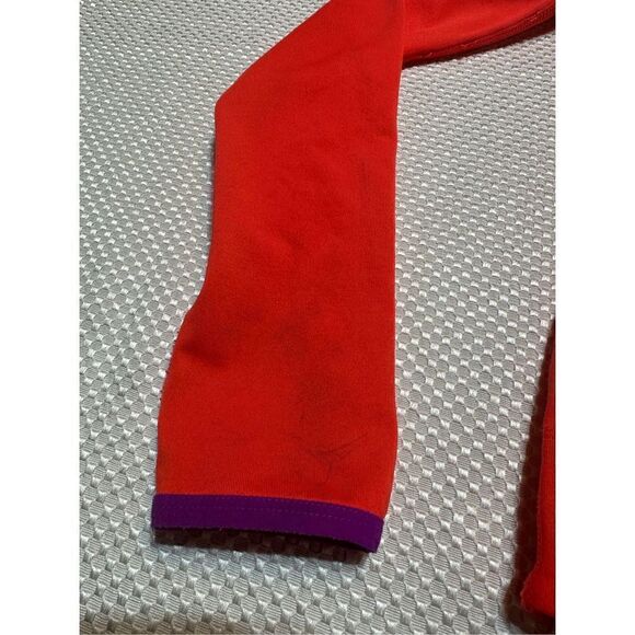 Nike pro orange kids hoodie (has flaws) size M - Picture 5 of 9